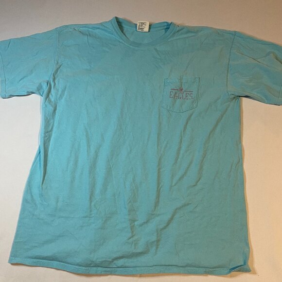 Georgia Southern University Eagles Shirt Mens XL Blue Short Sleeve Pocket Casual - Picture 1 of 6